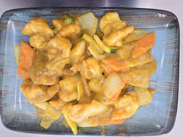 Gambas al curry