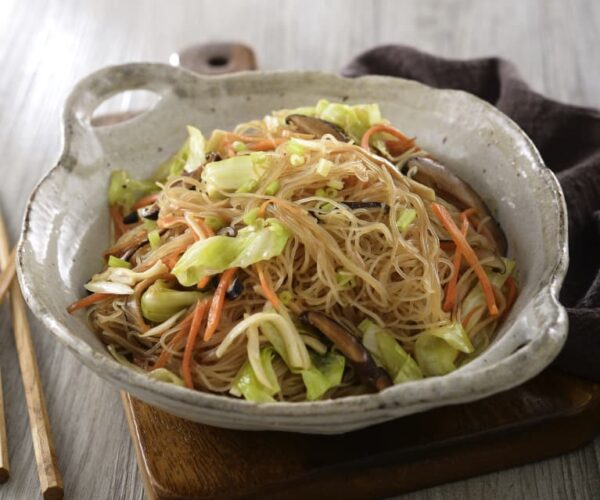 Fideos con verdura